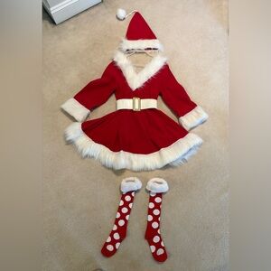 Ms. Claus Santa Outfit Costume